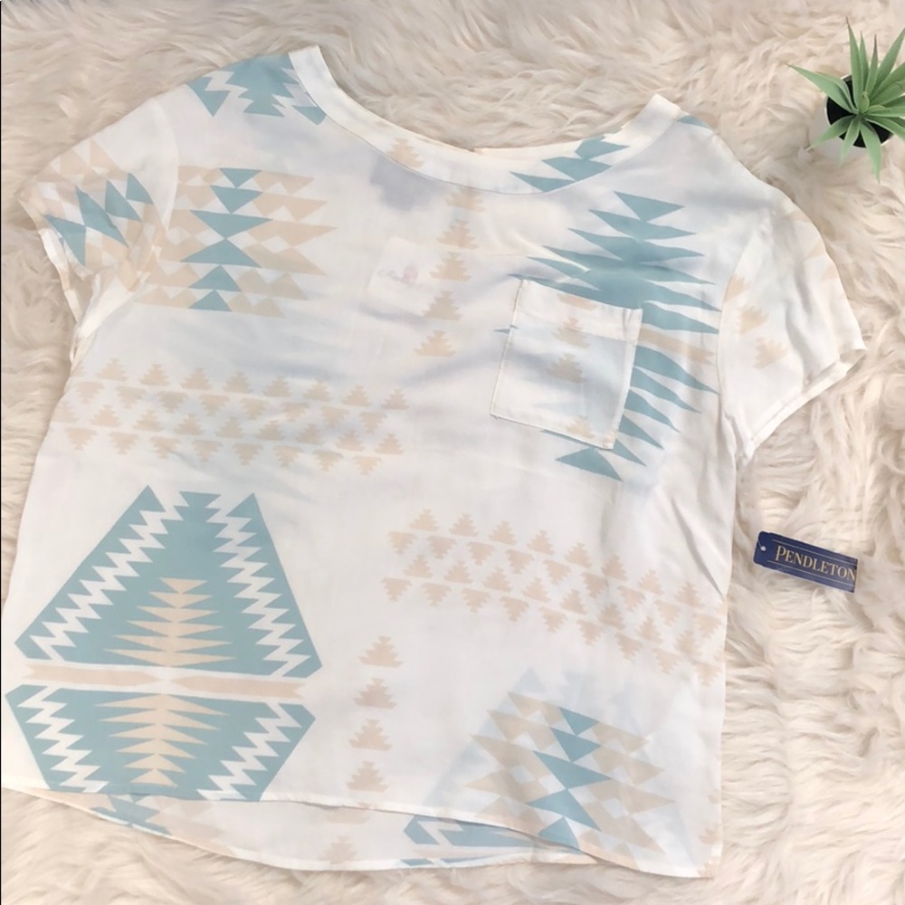 Pendleton Juniper Crop Blouse‎ XL